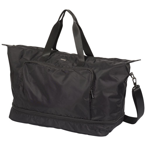 Stresa 15" Expandable Laptop Duffel Bag - Black