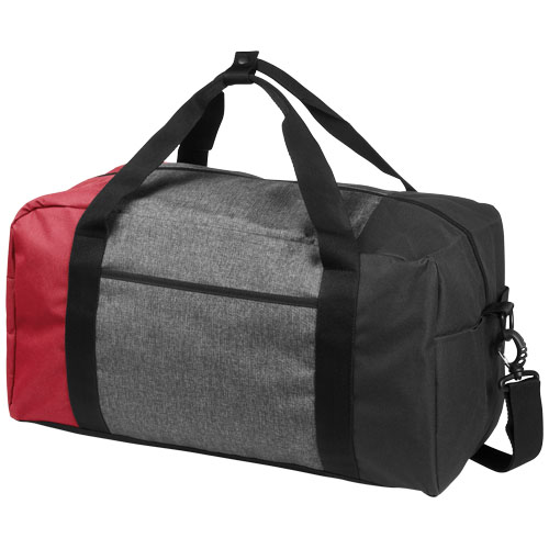 Three-Way Colourblock 19" Duffel Bag - Red