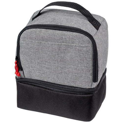 Dual Cube Lunch Cooler Bag - Black, Graphite