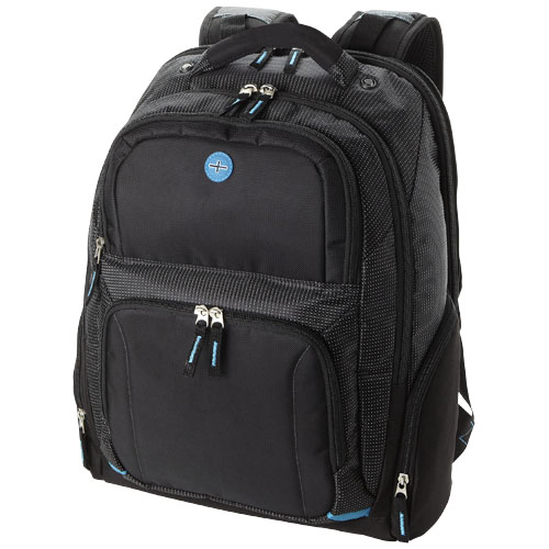 Ty 15.4" Checkpoint Friendly Laptop Backpack - Black