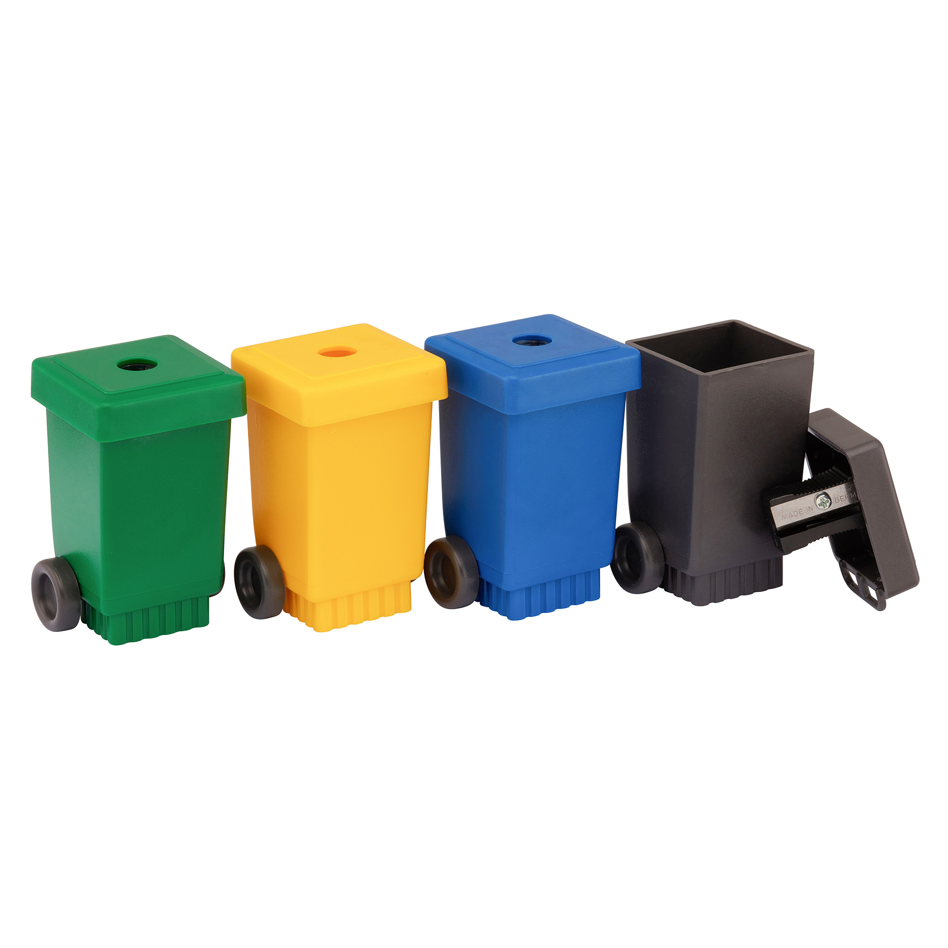 Green & Good Wheelie Bin Pencil Sharpener - Recycled