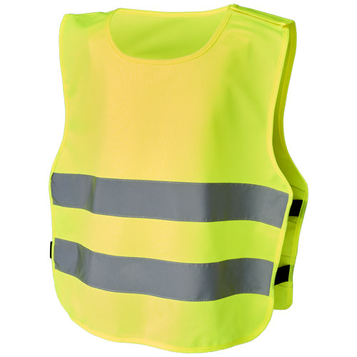 Odile Xxs Safety Vest With Hook&Loop For Kids Age 3-6 - Neon Yellow