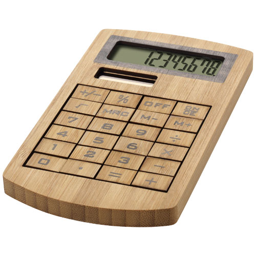 Eugene Calculator Made Of Bamboo - Wood