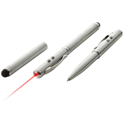 Sovereign Stylus Ballpoint Pen With Laser - Silver
