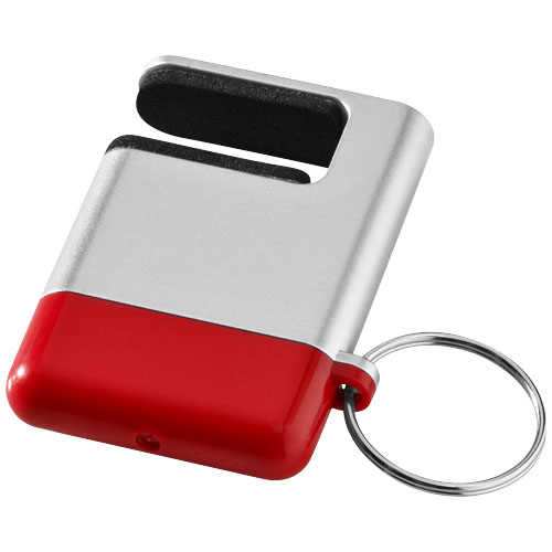 Gogo Screen Cleaner And Smartphone Holder - Silver, Red