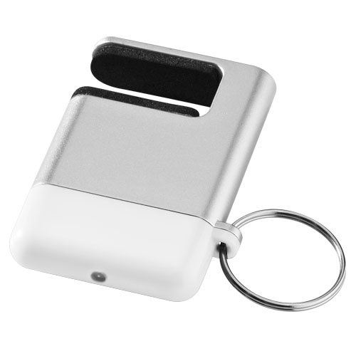 Gogo Screen Cleaner And Smartphone Holder - Silver, White