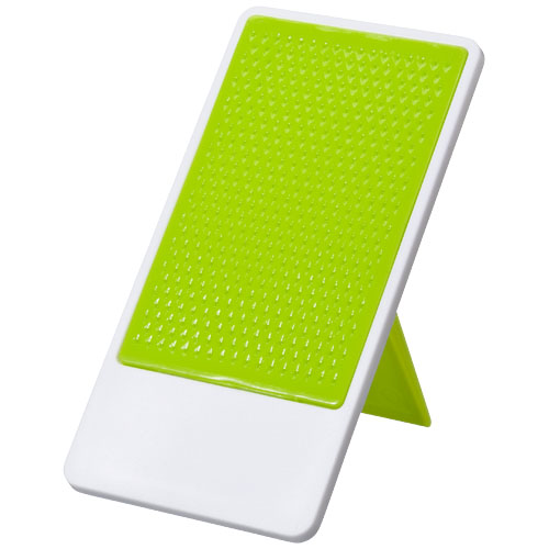 Flip Smartphone Holder With Folding Stand - Lime, White