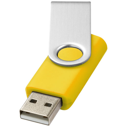 Rotate-Basic 1Gb Usb Flash Drive - Yellow