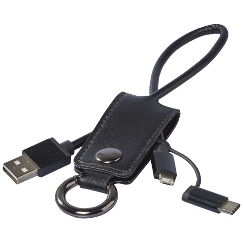 Posh 3-In-1 Charging Cable - Black