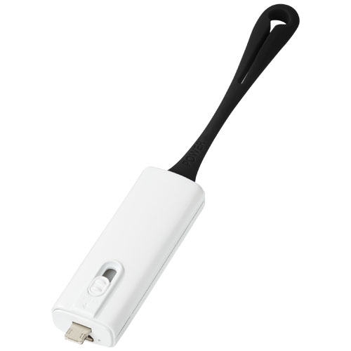 Denzi 700 Mah Power Bank With Device Charging Tip - White, Black