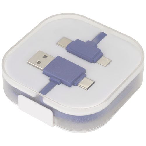 Colour-Pop Charging Cable With Case - Royal Blue