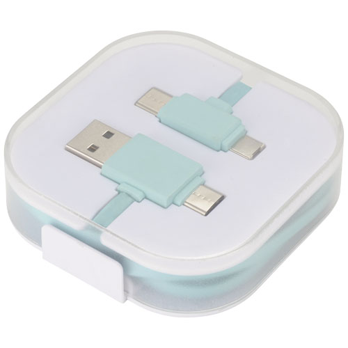 Colour-Pop Charging Cable With Case - Mint