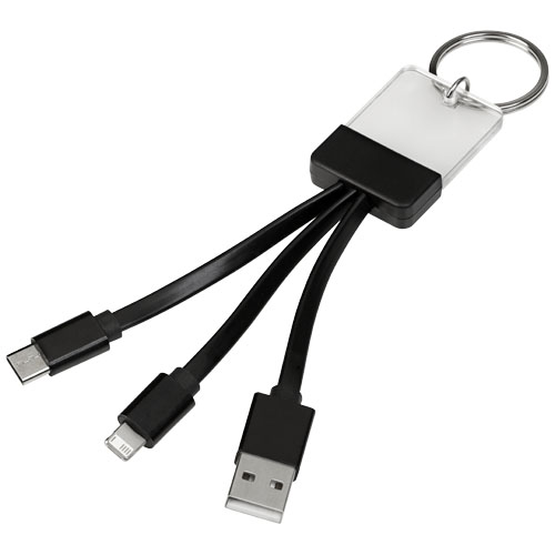 Dazzle 3-In-1 Charging Cable - Black