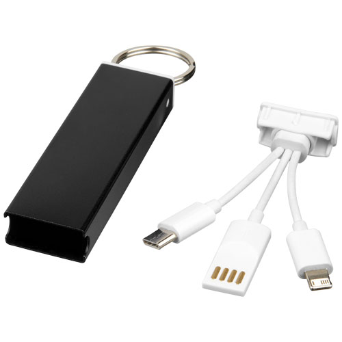 Capsule 3-In-1 Charging Cable - Black