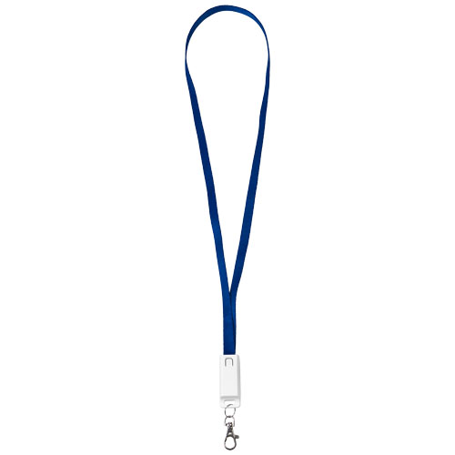 Trace 3-In-1 Charging Cable With Lanyard - Royal Blue