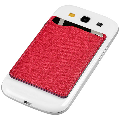 Premium Rfid Phone Wallet - Red