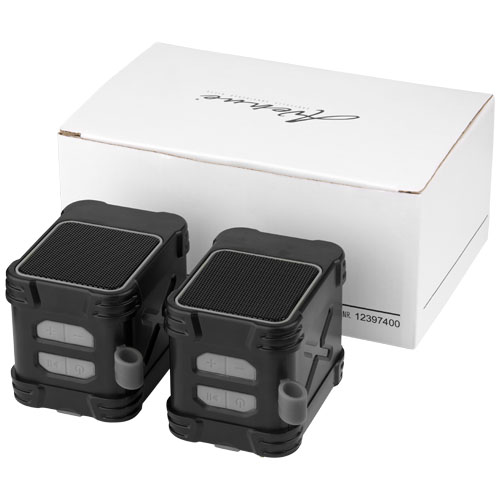 Bond Outdoor Waterproof Bluetooth® Speakers - Black