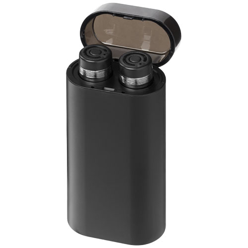 Glow Truewireless Earbuds With Light-Up Power Bank - Black