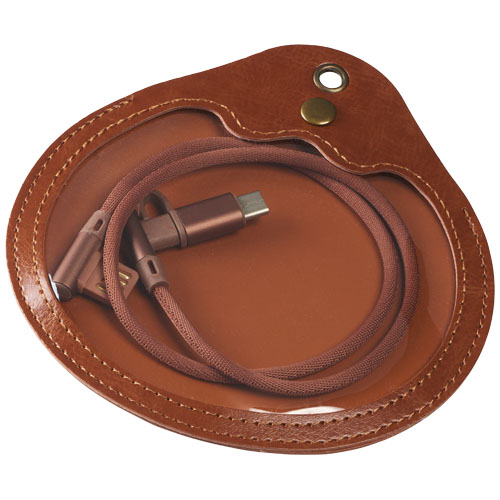 Ecliptic 3-In-1 Charging Cable - Brown