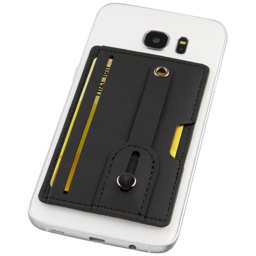 Prime Rfid Phone Wallet With Strap - Black