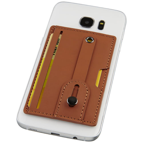 Prime Rfid Phone Wallet With Strap - Brown