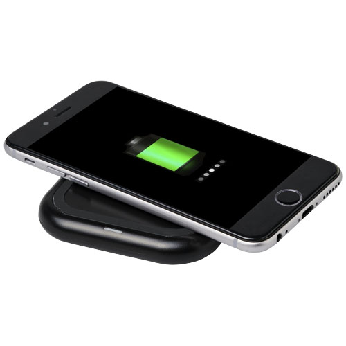 Radiant Light-Up Logo Wireless Charging Pad - Black
