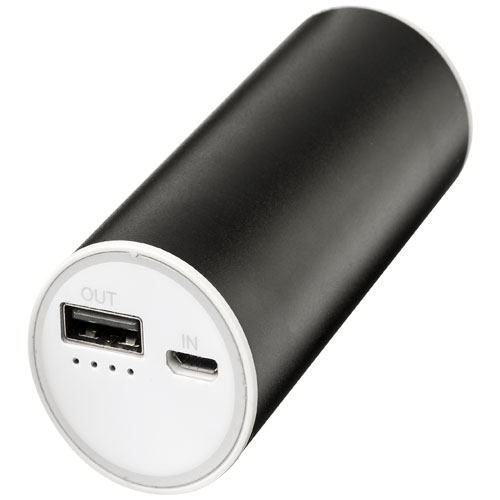 Bliz 6000 Mah Power Bank With 2-In-1 Cable - Black