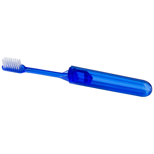 Trott Travel-Sized Toothbrush - Transparent Royal Blue