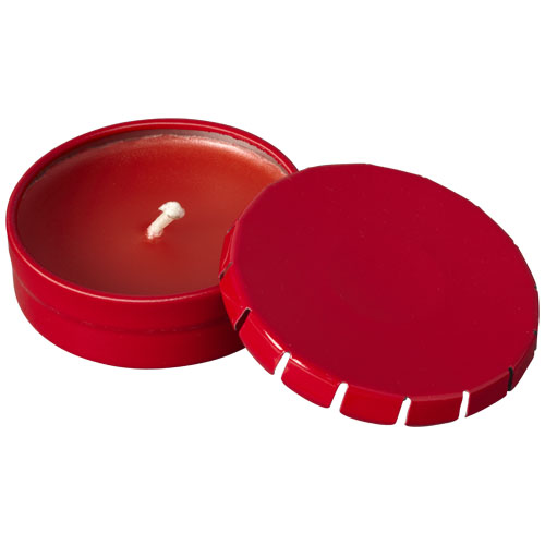 Bova Scented Candle In Tin - Red