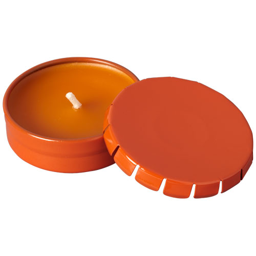 Bova Scented Candle In Tin - Orange