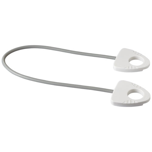 Dolphin Elastic Fitness Band With Handle - White