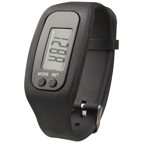 Get-Fit Pedometer Step Counter Smartwatch - Black