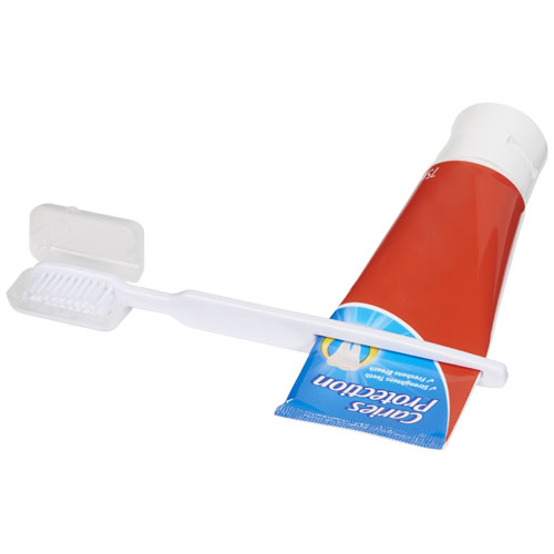 Dana Toothbrush With Squeezer - White
