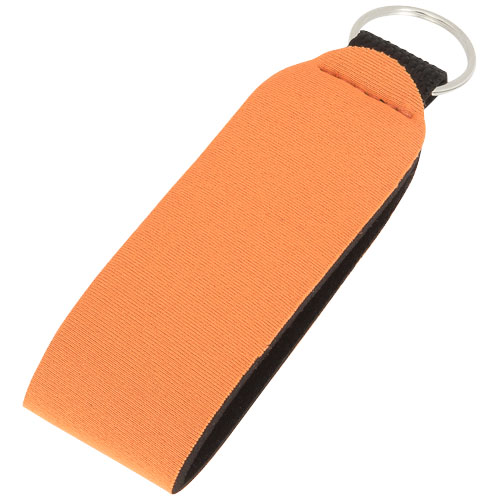 Vacay Key Tag With Split Ring - Orange