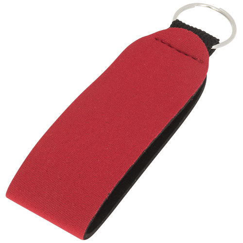 Vacay Key Tag With Split Ring - Red