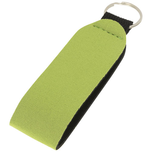 Vacay Key Tag With Split Ring - Lime Green