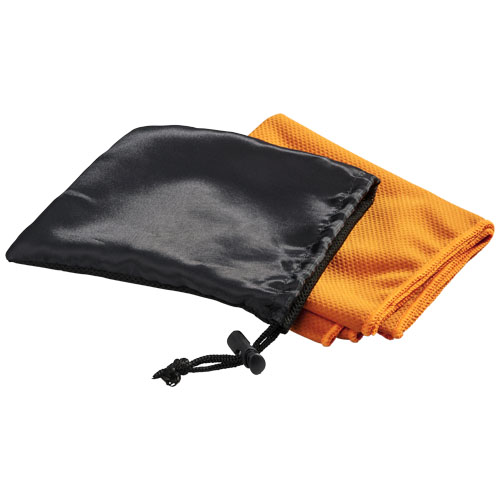 Peter Cooling Towel In Mesh Pouch - Orange