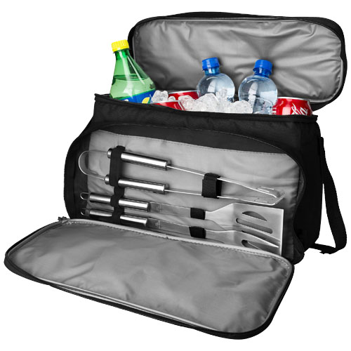 Dox 3-Piece Bbq Set With Cooler Bag - Black