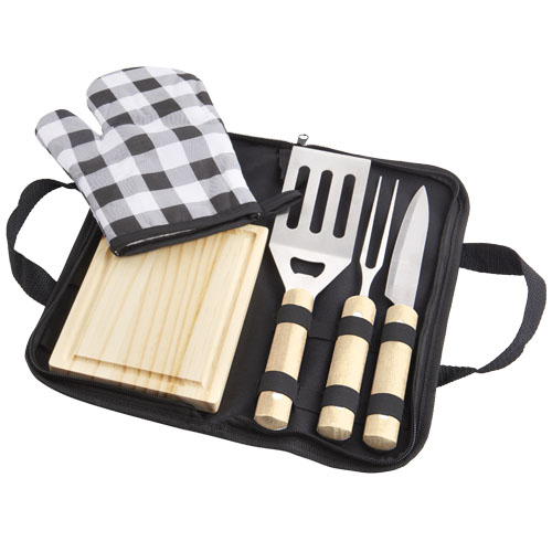 West 5-Piece Bbq Set - Black