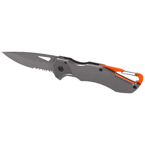 Deltaform Knife With Carabiner - Grey