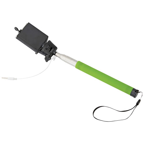 Wire Extendable Selfie Stick - Lime Green