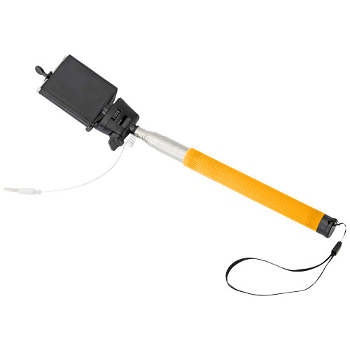 Wire Extendable Selfie Stick - Orange