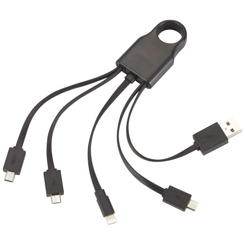 Squad 5-In-1 Charging Cable Set - Black