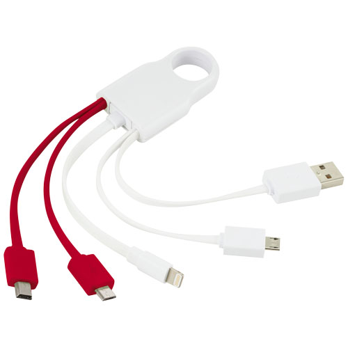 Squad 5-In-1 Charging Cable Set - Red
