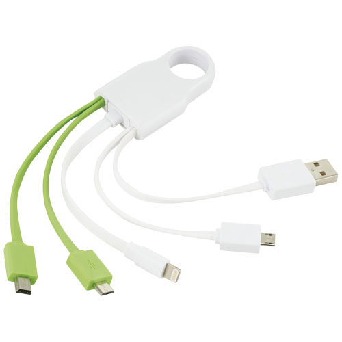 Squad 5-In-1 Charging Cable Set - Lime Green