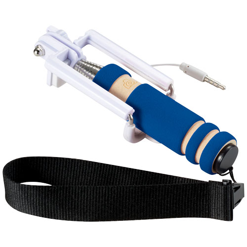 Snaps Mini Selfie Stick With Wrist Strap - Royal Blue