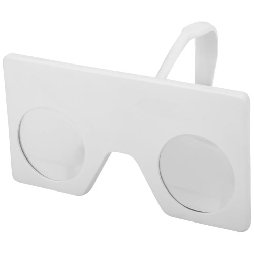 Vish Mini Virtual Reality Glasses With Clip - White