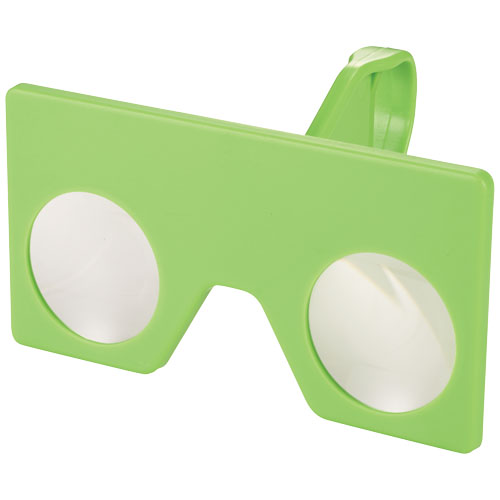 Vish Mini Virtual Reality Glasses With Clip - Lime Green
