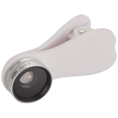Optic Wide-Angle And Macro Smartphone Camera Lens - White, Silver