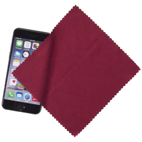 Cleens Microfibre Screen Cleaning Cloth - Burgundy